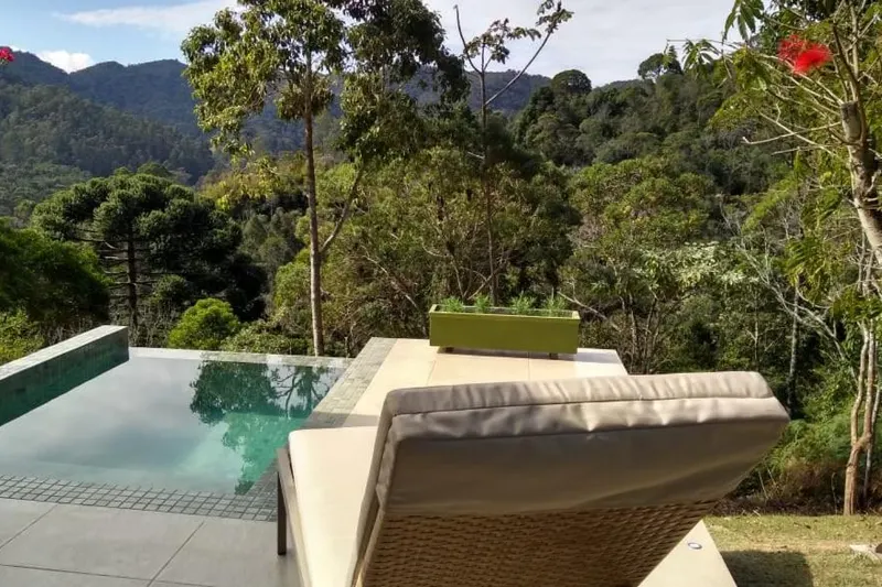 Pousada do Cedro: vista a partir, em Santo Antônio do Pinhal