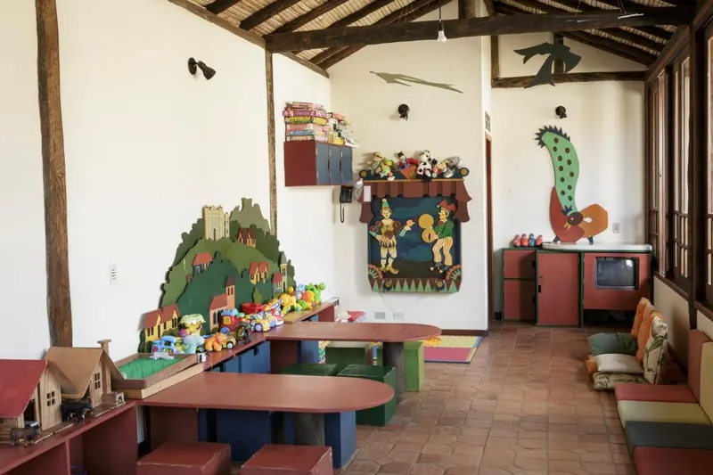 Pousada do Quilombo: espaço para crianças, em São Bento do Sapucaí