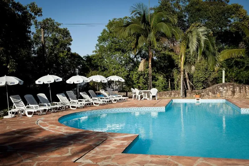 Pousada do Quilombo: piscina, em São Bento do Sapucaí