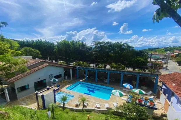 Pousada Jovimar: piscina, em Aparecida