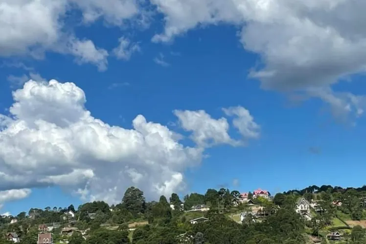 Pousada Moderna: vista a partir, em Campos do Jordão