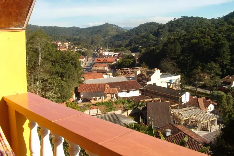 Pousada Pinhalense: vista a partir, em Santo Antônio do Pinhal