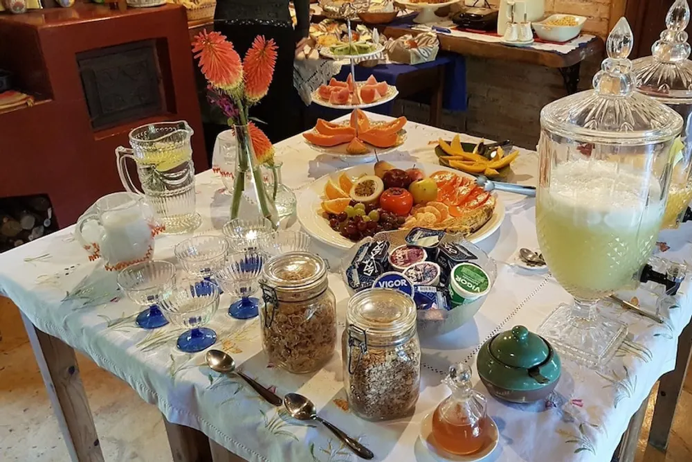 Café da manhã e refeições em Pousada Refúgio Mantiqueira (São Bento do Sapucaí)