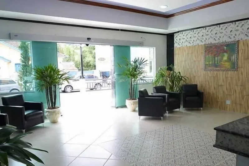 Rohedama Hotel: área comum, em Guaratinguetá