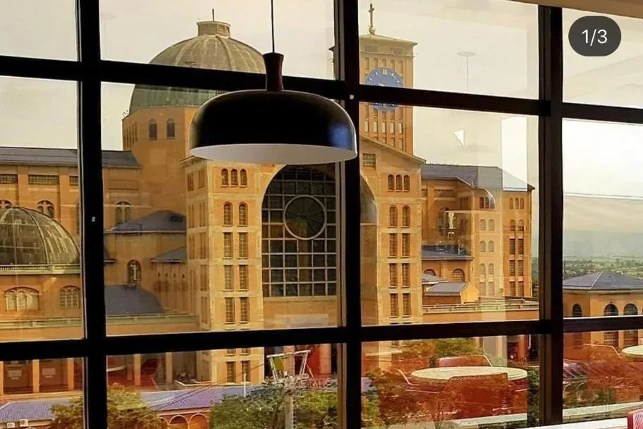 Santuário Palace Hotel: área comum, em Aparecida
