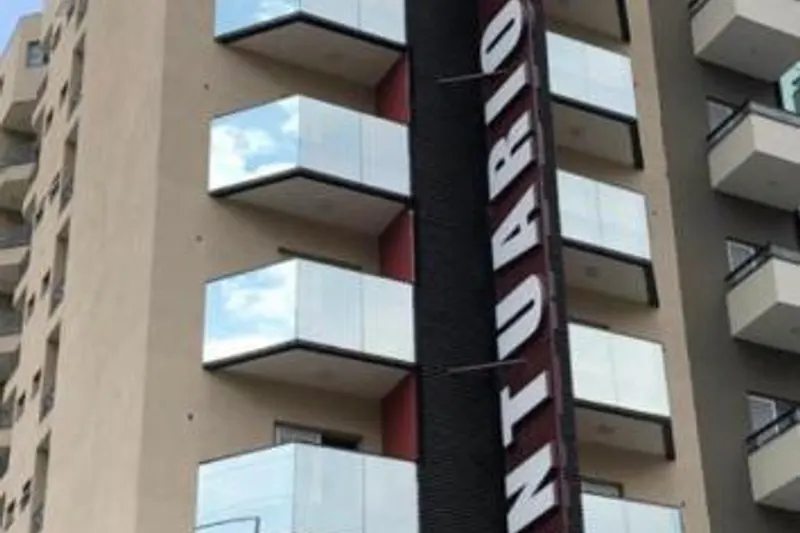 Santuário Palace Hotel: fachada, em Aparecida