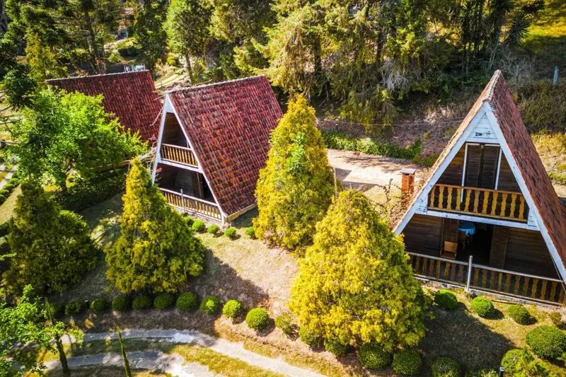 VELINN Hotel Fazenda Fonte das Hortensias: fachada, em Santo Antônio do Pinhal