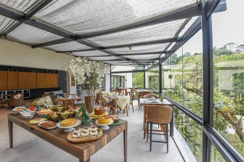 Café da manhã e refeições em Villa Amistà Campos do Jordão (Campos do Jordão)