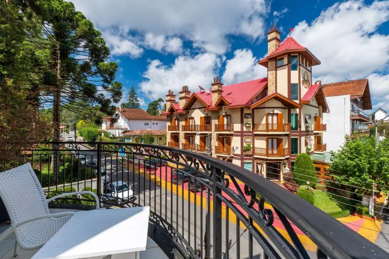 Villa D´Biagy Premium: vista a partir, em Campos do Jordão