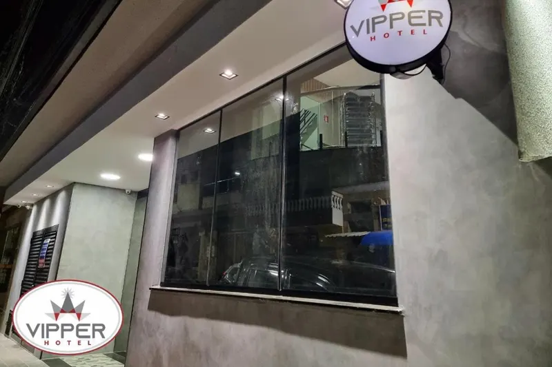 VIPPER Hotel: área comum, em Aparecida